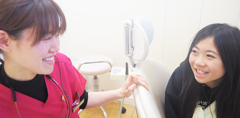 女性ドクターで子供も安心