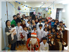 サンタさん登場