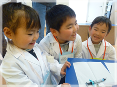 子供たちの歯科体験